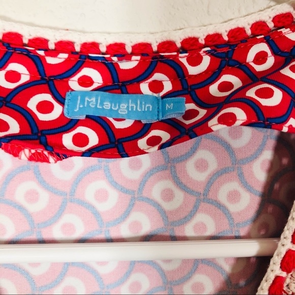 🔥SALE🔥 J McLaughlin sleeveless Lola geometric print dress Medium NWOT - Picture 8 of 10